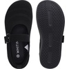 image:imageWHITIN Girls Barefoot Mary Jane Flats  Wide Toe Box Dress School Shoes for LittleBig Kids  Zero Drop Adjustable StrapsW9k01  Black