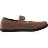 image:imageWHITIN Girls Barefoot Mary Jane Flats  Wide Toe Box Dress School Shoes for LittleBig Kids  Zero Drop Adjustable StrapsW9k01  Brown