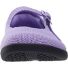 image:imageWHITIN Girls Barefoot Mary Jane Flats  Wide Toe Box Dress School Shoes for LittleBig Kids  Zero Drop Adjustable StrapsW9k01  Purple