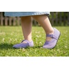 image:imageWHITIN Girls Barefoot Mary Jane Flats  Wide Toe Box Dress School Shoes for LittleBig Kids  Zero Drop Adjustable StrapsW9k01  Purple