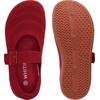 image:imageWHITIN Girls Barefoot Mary Jane Flats  Wide Toe Box Dress School Shoes for LittleBig Kids  Zero Drop Adjustable StrapsW9k01  Red