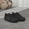 image:imageWHITIN Mens Barefoot TrailRunning Shoes  Wide ToeBox  ZeroDrop Sole  Optimal TractionW51 All Black