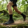 image:imageWHITIN Mens Barefoot TrailRunning Shoes  Wide ToeBox  ZeroDrop Sole  Optimal TractionW51 Black Gum