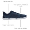 image:imageWHITIN Mens Barefoot TrailRunning Shoes  Wide ToeBox  ZeroDrop Sole  Optimal TractionW51 Dark Blue