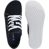 image:imageWHITIN Mens Canvas Barefoot Shoes  Wide ToeBox  ZeroDrop SoleW81 V2  Black White Canvas