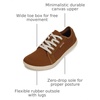 image:imageWHITIN Mens Canvas Barefoot Shoes  Wide ToeBox  ZeroDrop SoleW81 V2  Browm Beige