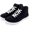 image:imageWHITIN Mens Canvas Minimalist Barefoot Shoes  Wide Toe Box  Zero DropBlack White