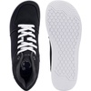 image:imageWHITIN Mens Canvas Minimalist Barefoot Shoes  Wide Toe Box  Zero DropBlack White