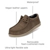 image:imageWHITIN Mens Easy Breezy Slip On Loafers  FoamCushioned Footbed  Ultralight Flex SoleLight Brown