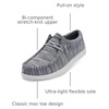 image:imageWHITIN Mens Easy Breezy Slip On Loafers  FoamCushioned Footbed  Ultralight Flex SoleLight Grey