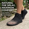 image:imageWHITIN Mens High Top Minimalist Barefoot Shoes  Wide Toe Box  Zero Drop SoleAll Black