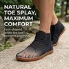 image:imageWHITIN Mens High Top Minimalist Barefoot Shoes  Wide Toe Box  Zero Drop SoleBlack Gum
