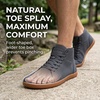 image:imageWHITIN Mens High Top Minimalist Barefoot Shoes  Wide Toe Box  Zero Drop SoleGrey Gum