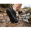 image:imageWHITIN Mens Minimalist Trail Runner  Wide Toe Box  Barefoot InspiredBlack