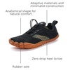 image:imageWHITIN Mens Minimalist Trail Running Shoes  Wide Toe Box  Optimal BarefootFeelW20 Blackgum