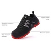 image:imageWHITIN Mens Steel Toe Slip Resistant Puncture Proof Construction Safety Work ShoesRed