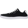 image:imageWHITIN Mens Wide Barefoot Shoes  Stylish Canvas Minimalist Sneakers  Zero Drop SoleBlack White