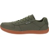 image:imageWHITIN Mens Wide Barefoot Shoes  Stylish Canvas Minimalist Sneakers  Zero Drop SoleGreen Gum