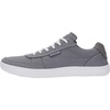 image:imageWHITIN Mens Wide Barefoot Shoes  Stylish Canvas Minimalist Sneakers  Zero Drop SoleGrey White