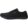 image:imageWHITIN Mens Wide Canvas Barefoot Sneakers  Zero Drop Sole  Minimalist FootwearW87  All Black