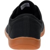 image:imageWHITIN Mens Wide Canvas Barefoot Sneakers  Zero Drop Sole  Minimalist FootwearW87  Black Gum