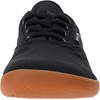 image:imageWHITIN Mens Wide Canvas Barefoot Sneakers  Zero Drop Sole  Minimalist FootwearW87  Black Gum