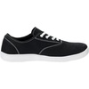 image:imageWHITIN Mens Wide Canvas Barefoot Sneakers  Zero Drop Sole  Minimalist FootwearW87  Black White