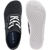 image:imageWHITIN Mens Wide Canvas Barefoot Sneakers  Zero Drop Sole  Minimalist FootwearW87  Black White