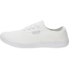 image:imageWHITIN Mens Wide Canvas Barefoot Sneakers  Zero Drop Sole  Minimalist FootwearW87  White
