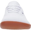 image:imageWHITIN Mens Wide Canvas Barefoot Sneakers  Zero Drop Sole  Minimalist FootwearW87  White Gum