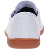 image:imageWHITIN Mens Wide Canvas Barefoot Sneakers  Zero Drop Sole  Minimalist FootwearW87  White Gum
