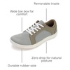 image:imageWHITIN Mens Wide Canvas Barefoot amp Minimalist Shoes  Zero Drop SoleW892  Pea Green