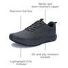 image:imageWHITIN Mens Wide Food Service Shoes  Water amp Oil Resistant  Zero Drop SoleGrey