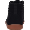 image:imageWHITIN Mens Wide Hitop Minimalist Barefoot Sneakers  Zero Drop Sole  Cushioned Ankle SupportBlack Gum