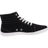 image:imageWHITIN Mens Wide Hitop Minimalist Barefoot Sneakers  Zero Drop Sole  Cushioned Ankle SupportBlack White