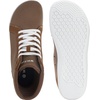 image:imageWHITIN Mens Wide Hitop Minimalist Barefoot Sneakers  Zero Drop Sole  Cushioned Ankle SupportBrown