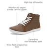 image:imageWHITIN Mens Wide Hitop Minimalist Barefoot Sneakers  Zero Drop Sole  Cushioned Ankle SupportBrown