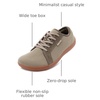 image:imageWHITIN Mens Wide Minimalist Barefoot Sneakers  Zero Drop Sole  Optimal RelaxationW81 Greenishbrown