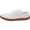 image:imageWHITIN Mens Wide Minimalist Barefoot Sneakers  Zero Drop Sole  Optimal RelaxationW81 White Gum