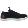 image:imageWHITIN Mens Wide Toe Box Casual Dress Sneakers  Knit Mesh Oxfords Shoes  Zero DropBlack White