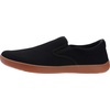 image:imageWHITIN Mens Wide Toe Box Slip on Barefoot Shoes  Minimalist Sneakers  Zero Drop SoleW863  Black Gum