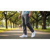 image:imageWHITIN Mens Wide Toe Box Walking Shoes  Zero Drop with NonSlip Rubber OutsoleWhite