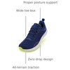 image:imageWHITIN Mens Zero Drop Running Shoes  Wide Toe BoxBlue