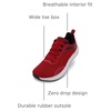 image:imageWHITIN Mens Zero Drop Running Shoes  Wide Toe BoxRed
