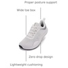 image:imageWHITIN Mens Zero Drop Running Shoes  Wide Toe BoxWhite