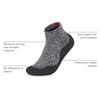 image:imageWHITIN Minimalist Barefoot Sock Shoes for Women and Men  Lightweight Ecofriendlier Water Shoes  MultiPurpose amp Ultra PortableGrey Black