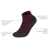 image:imageWHITIN Minimalist Barefoot Sock Shoes for Women and Men  Lightweight Ecofriendlier Water Shoes  MultiPurpose amp Ultra PortableRed Black