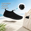 image:imageWHITIN Water Shoes for Men Women  MultiPurpose Quick Drying Aqua Sneakers  Grippy OutsoleAll Black