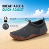 image:imageWHITIN Water Shoes for Men Women  MultiPurpose Quick Drying Aqua Sneakers  Grippy OutsoleDark Grey