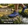 image:imageWHITIN Water Shoes for Men Women  QuickDry Aqua Sneakers  LaceUp for Beach Pool Water SportDark Blue
